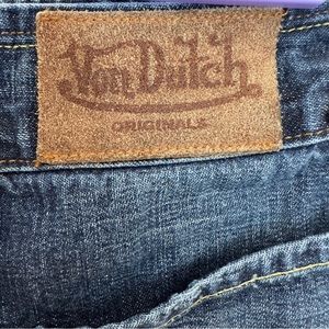 VON DUTCH vintage denim mini skirt